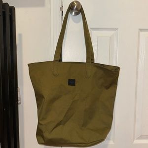 green Herschel tote
